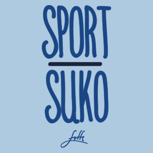 Sport Suko - Męska Koszulka Błękitna