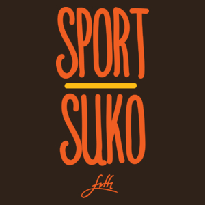 Sport Suko - Męska Koszulka Czekoladowa