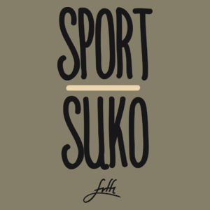 Sport Suko - Męska Koszulka Jasno Szara