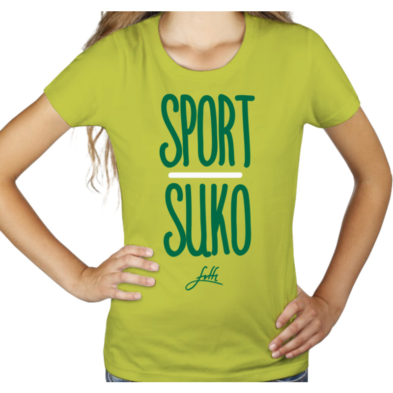 Sport Suko - Damska Koszulka Jasno Zielona