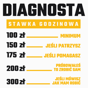 Stawka Godzinowa Diagnosta - Poduszka Biała