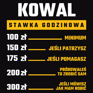 Stawka Godzinowa Kowal - Męska Bluza Czarna