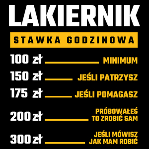 Stawka Godzinowa Lakiernik - Torba Na Zakupy Czarna