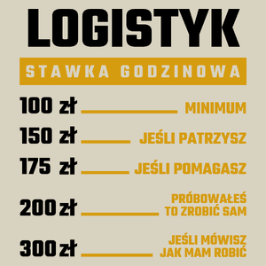 Stawka Godzinowa Logistyk - Torba Na Zakupy Natural