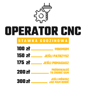 Stawka Godzinowa Operator Cnc - Kubek Biały