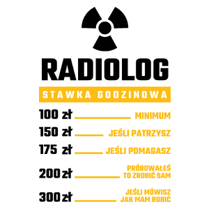 Stawka Godzinowa Radiolog - Kubek Biały
