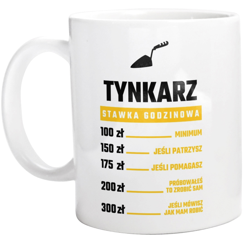 Stawka Godzinowa Tynkarz - Kubek Biały