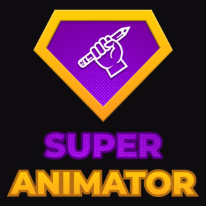 Super Animator - Męska Bluza Czarna