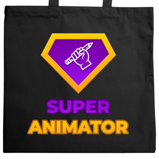 Super Animator - Torba Na Zakupy Czarna