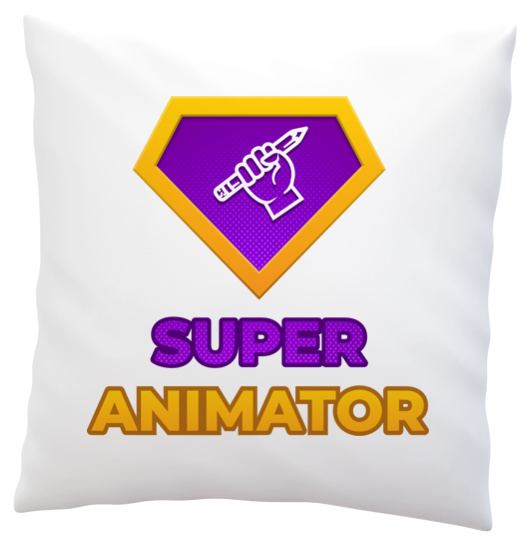 Super Animator - Poduszka Biała