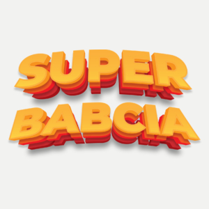 Super Babcia - Damska Koszulka Biała