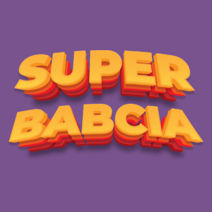 Super Babcia - Damska Koszulka Fioletowa