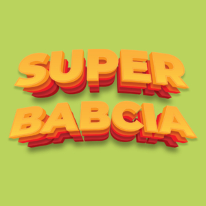 Super Babcia - Damska Koszulka Jasno Zielona