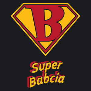 Super Babcia - Superbohater - Damska Koszulka Czarna