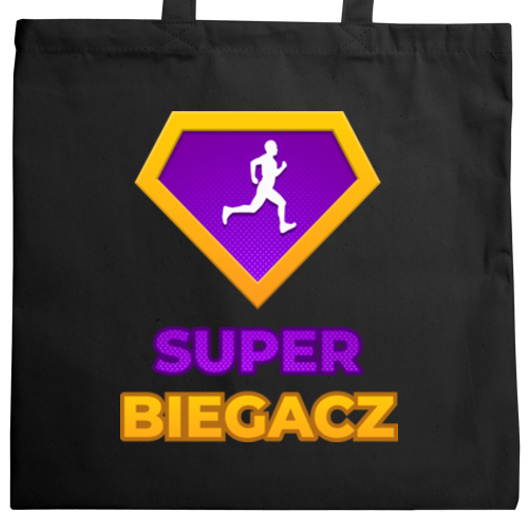 Super Biegacz - Torba Na Zakupy Czarna