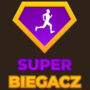 Super Biegacz - Męska Koszulka Czekoladowa