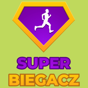 Super Biegacz - Męska Koszulka Jasno Zielona
