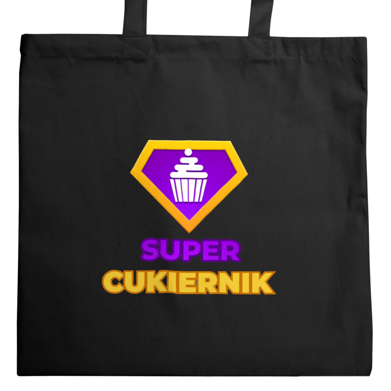 Super Cukiernik - Torba Na Zakupy Czarna