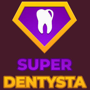 Super Dentysta - Męska Koszulka Burgundowa