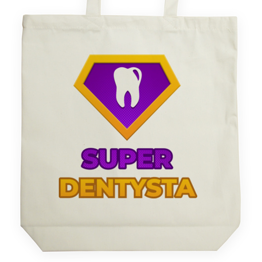 Super Dentysta - Torba Na Zakupy Natural