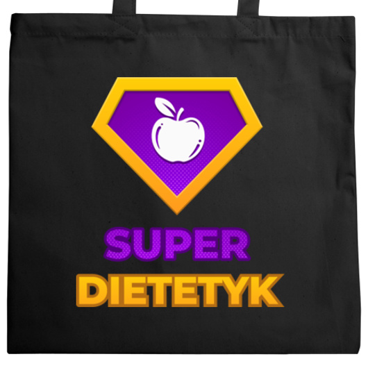 Super Dietetyk - Torba Na Zakupy Czarna