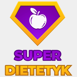 Super Dietetyk - Męska Koszulka Biała