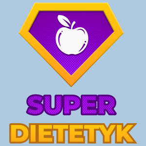 Super Dietetyk - Męska Koszulka Błękitna