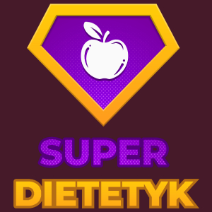 Super Dietetyk - Męska Koszulka Burgundowa