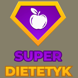Super Dietetyk - Męska Koszulka Jasno Szara