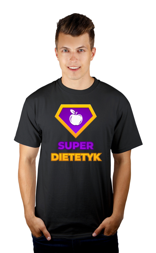 Super Dietetyk - Męska Koszulka Szara