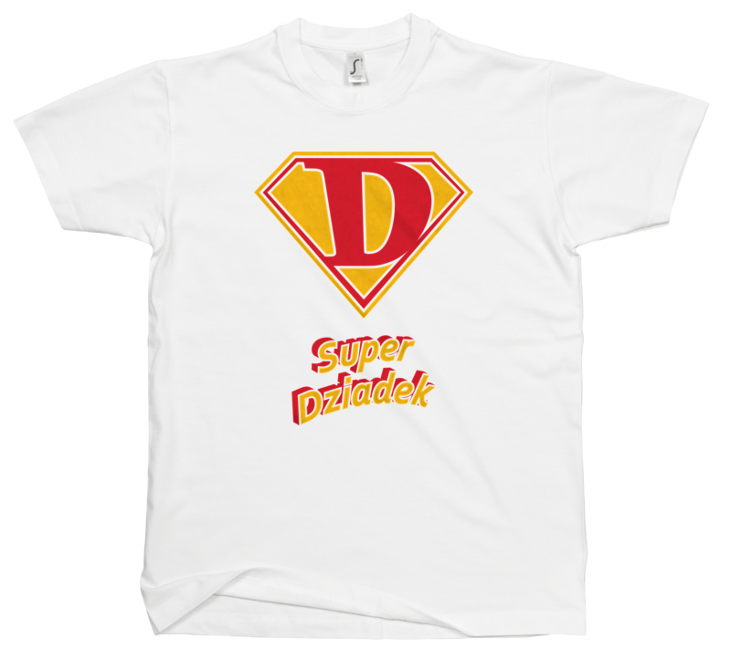 Super Dziadek - Męska Koszulka Biała
