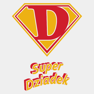 Super Dziadek - Męska Koszulka Biała