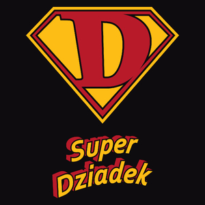 Super Dziadek - Męska Koszulka Czarna