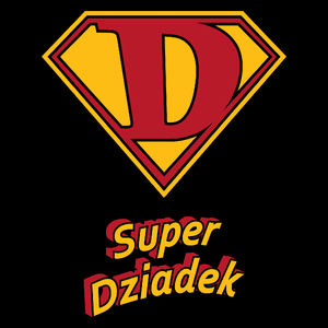 Super Dziadek - Torba Na Zakupy Czarna