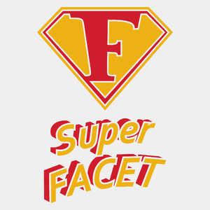 Super Facet - Męska Koszulka Biała