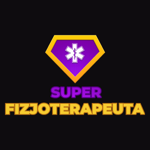 Super Fizjoterapeuta - Męska Bluza z kapturem Czarna