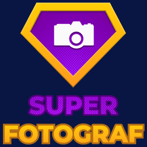 Super Fotograf - Męska Koszulka Ciemnogranatowa