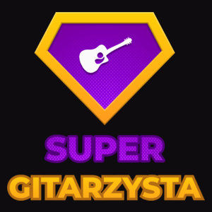 Super Gitarzysta - Męska Bluza z kapturem Czarna