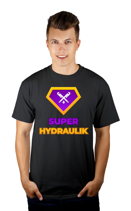 Super Hydraulik - Męska Koszulka Szara