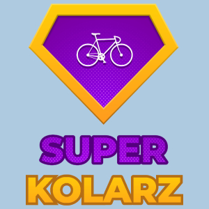 Super Kolarz - Męska Koszulka Błękitna