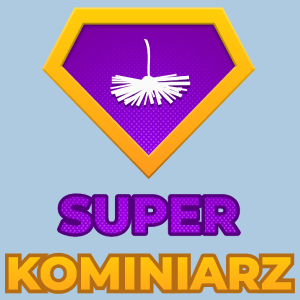 Super Kominiarz - Męska Koszulka Błękitna