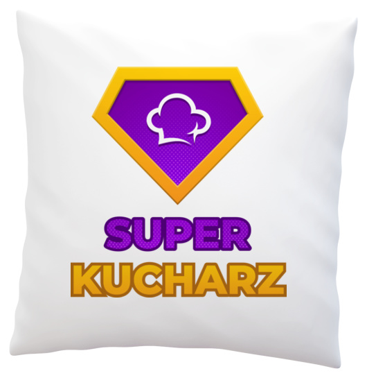 Super Kucharz - Poduszka Biała