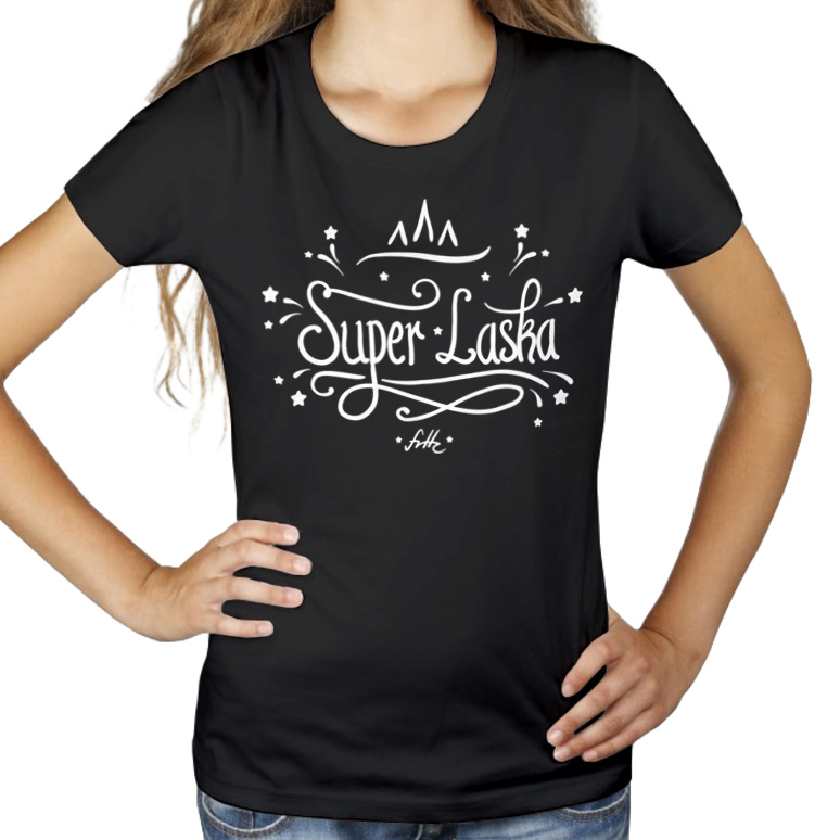 Super Laska - Damska Koszulka Czarna