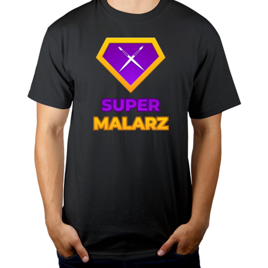 Super Malarz - Męska Koszulka Szara
