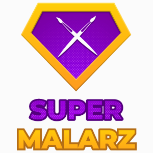 Super Malarz - Poduszka Biała