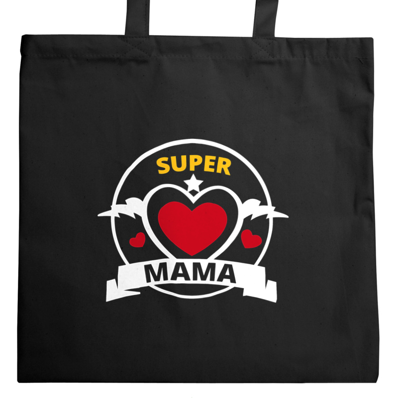 Super Mama - Torba Na Zakupy Czarna