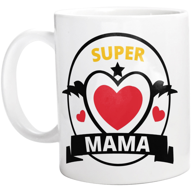 Super Mama - Kubek Biały