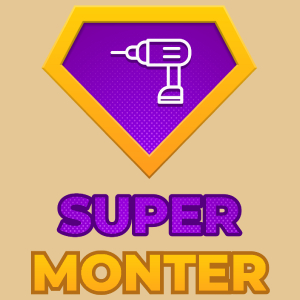 Super Monter - Męska Koszulka Piaskowa