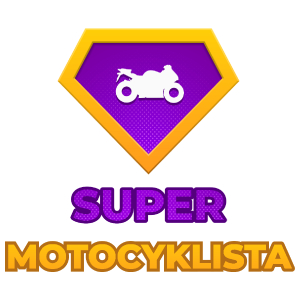 Super Motocyklista - Kubek Biały