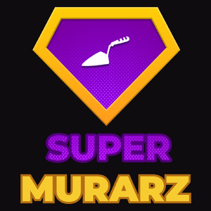 Super Murarz - Męska Bluza z kapturem Czarna